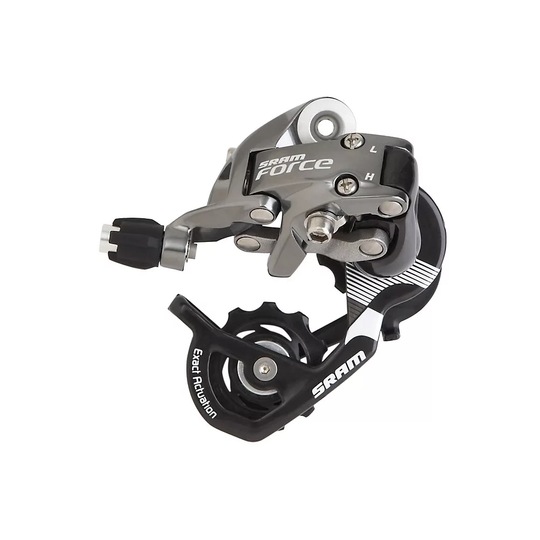SRAM Force 10 Speed Road Bike Rear Derailleur - Short Cage} - Grey, Grey