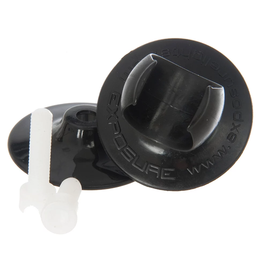 Exposure Joystick Helmet Mount - Black, Black