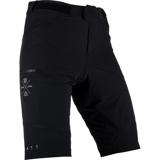 Leatt MTB Trail 2.0 Shorts 2023 - S} - Black, Black