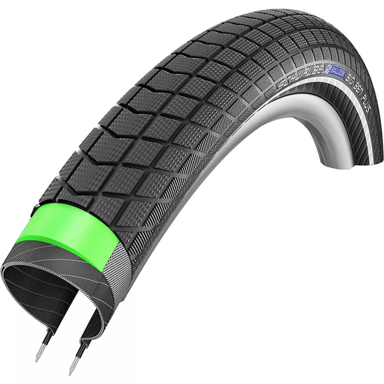 Schwalbe Big Ben Plus GreenGuard MTB Tyre - Wire Bead - Black, Black