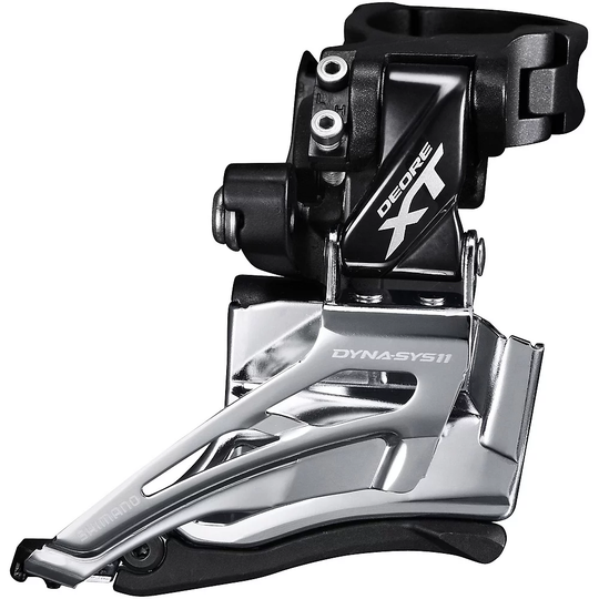 Shimano XT M8020 2x11 Speed MTB Front Derailleur - Black - H - Front Pull}, Black - H