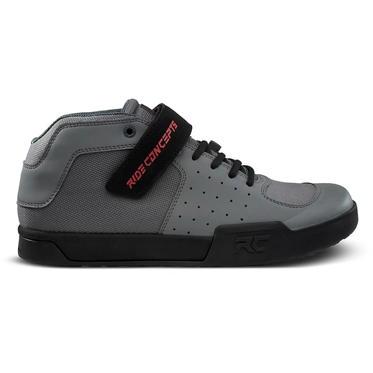 Ride Concepts Wildcat MTB Shoes 2019 - UK 7} - Charcoal-Red, Charcoal-Red