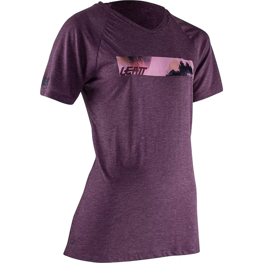 Leatt Women's MTB AllMtn 2.0 Jersey - XL} - Dusk, Dusk