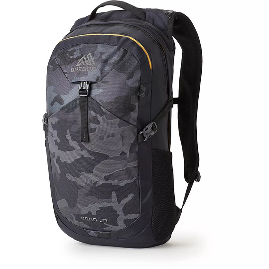 Gregory Nano 20 Backpack SS21 - One Size} - Black Woodland Camo, Black Woodland Camo
