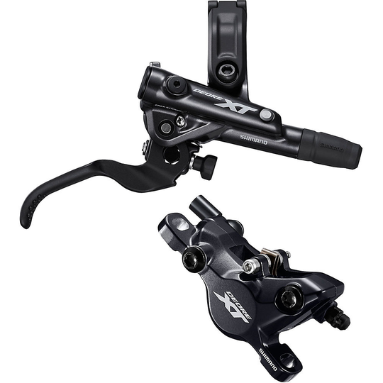 Shimano XT M8100 Mountain Bike Disc Brake - Black - Right Rear 1700mm}, Black