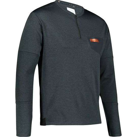 Leatt MTB Trail 4.0 Jersey - XXL} - BLK, BLK