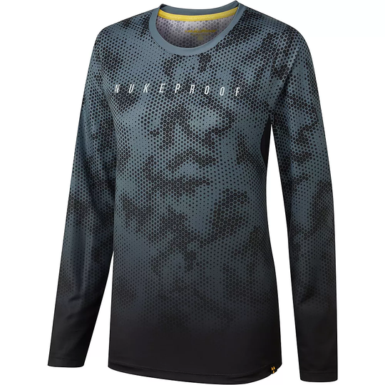 Nukeproof Blackline Women's LS Jersey (Hex) AW22 - S} - Grey, Grey