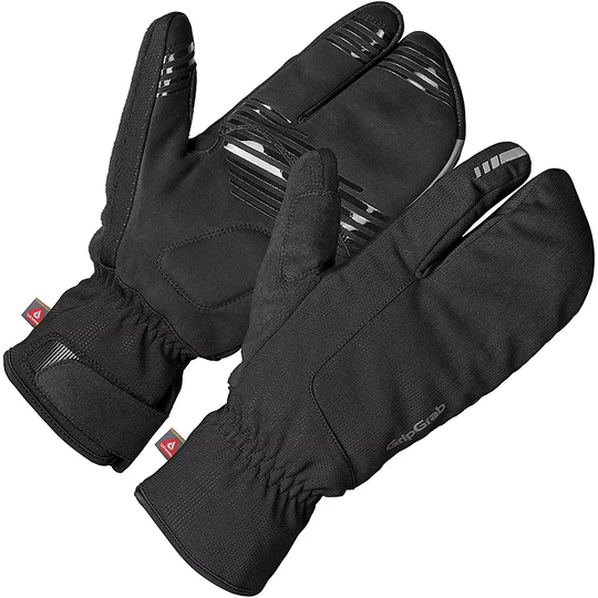 GripGrab Nordic 2 WP Deep Winter Lobster Glove AW22 - XS} - Black, Black