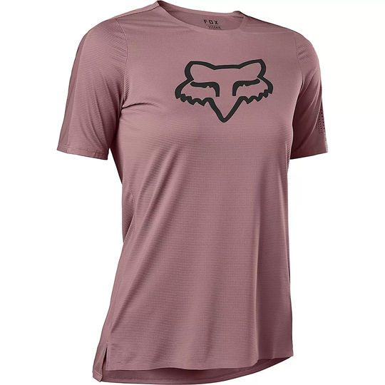 Fox Racing Women's Flexair Pro Short Sleeve Jersey SS22 - XS} - Plum Purple, Plum Purple