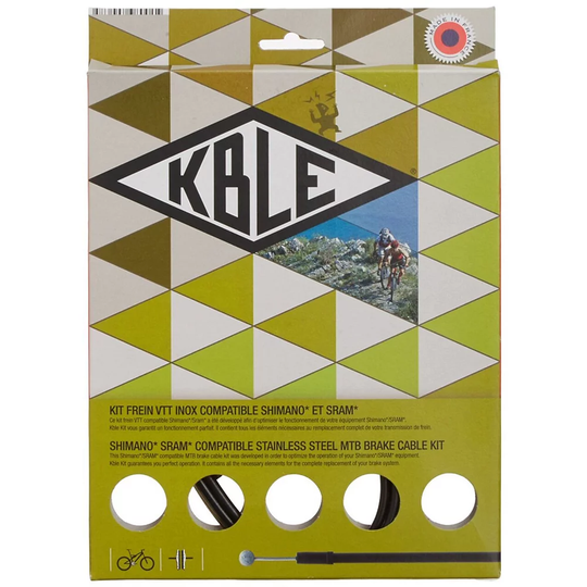 Transfil Shimano KBLE MTB Brake Cable Kit - 1600mm - Black, Black