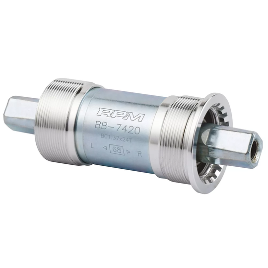 FSA Power Pro Bottom Bracket - 68mm x 103mm - English Thread} - Silver, Silver