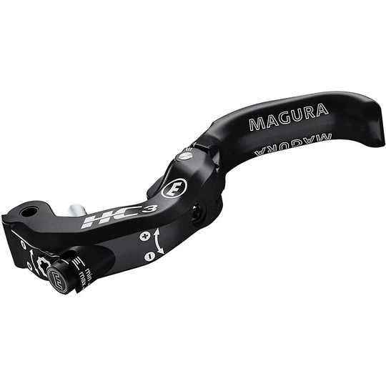 Magura HC3 1-Finger MTB Brake Lever Blade - Reach with Tool} - Black, Black