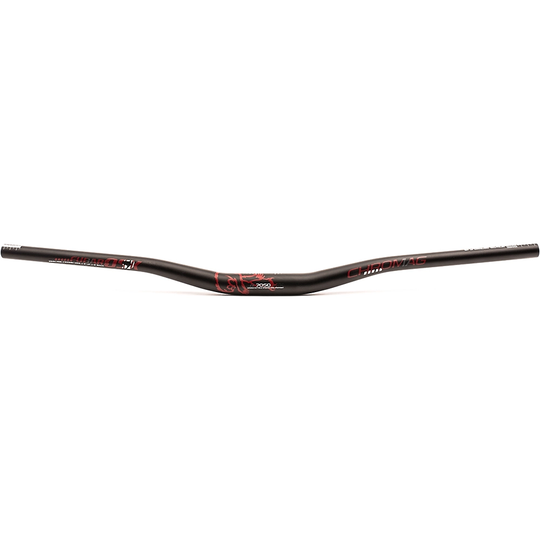 Chromag Fubars OSX Mountain Bike Riser Handlebar - Black - Red - 31.8mm, Black - Red