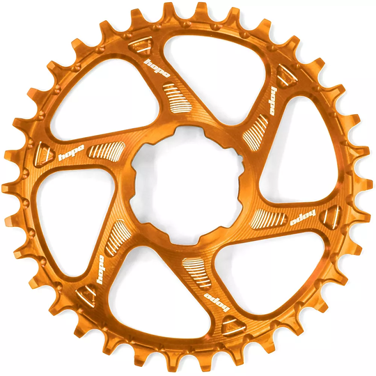 Hope Spiderless Boost Retainer Ring - Direct Mount - Orange, Orange