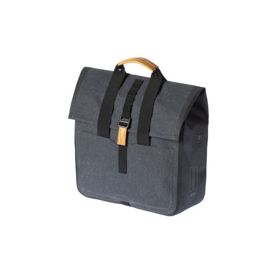 Basil Urban Dry Shopper 25L pyörälaukku harmaa