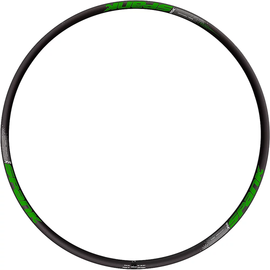 Spank 359 MTB Rim - 32H - Black - Green, Black - Green