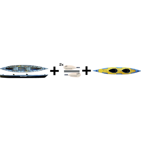 Pakboats Puffin Saranac Cheer Pack - Yellow/black - OneSize