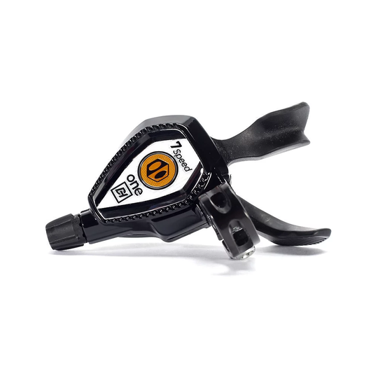 Box One Twin Lever 7 Speed MTB Gear Shifter - Black, Black