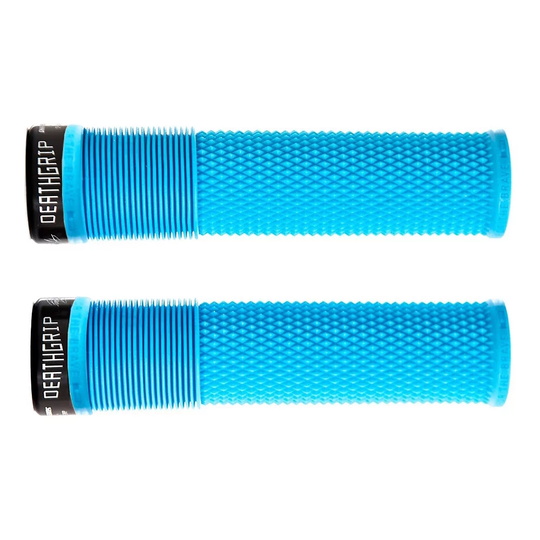 DMR Brendog Death Grip Flangeless MTB Grips - 135mm - Blue, Blue
