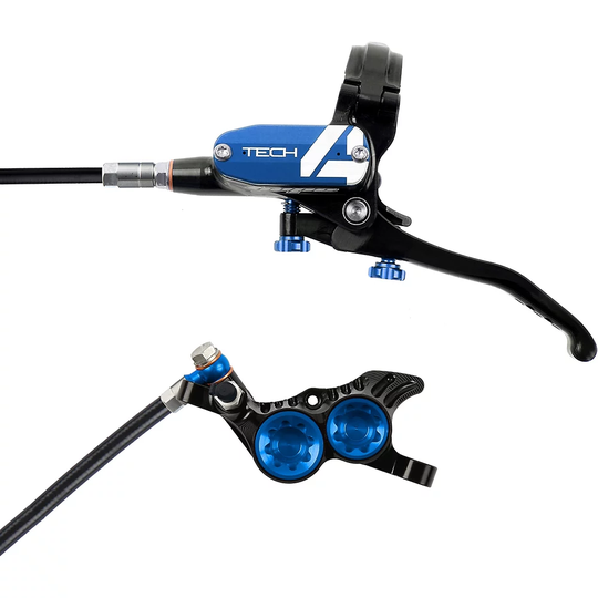 Hope Tech 4 V4 Brake - No Rotor - 1700mm - Blue, Blue