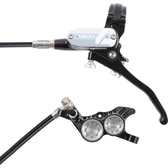 Hope Tech 4 V4 Brake - No Rotor - 1700mm - Silver, Silver