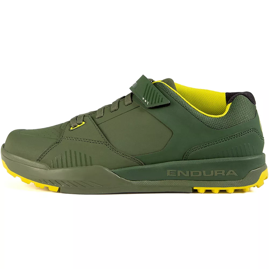 Endura MT500 Burner Clipless MTB Shoe - UK 5} - Forest Green, Forest Green