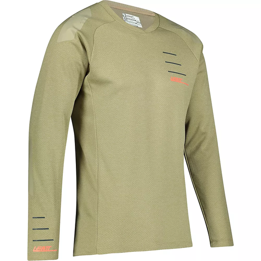 Leatt MTB AllMtn 5.0 Jersey - XS} - Dune, Dune