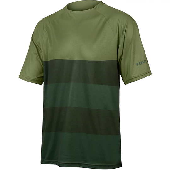Endura Singletrack Core T MTB Jersey - S} - Olive Green, Olive Green