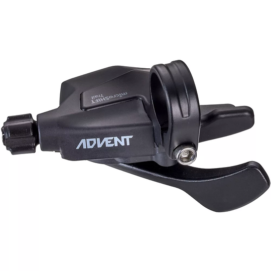 microSHIFT Advent M9195 9 Speed MTB Gear Shifter - Black - Clamp On}, Black
