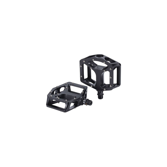 BBB BPD-32 Mountain Bike High Flat Pedals - Black, Black