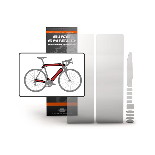 Bike Shield Full Pack Oversize Frame Protection Set - 10 Piece Set - Clear, Clear