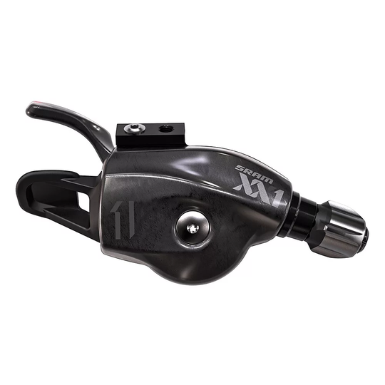 SRAM XX1 11 Speed MTB Trigger Gear Shifter - Black-Black Logo - Rear}, Black-Black Logo