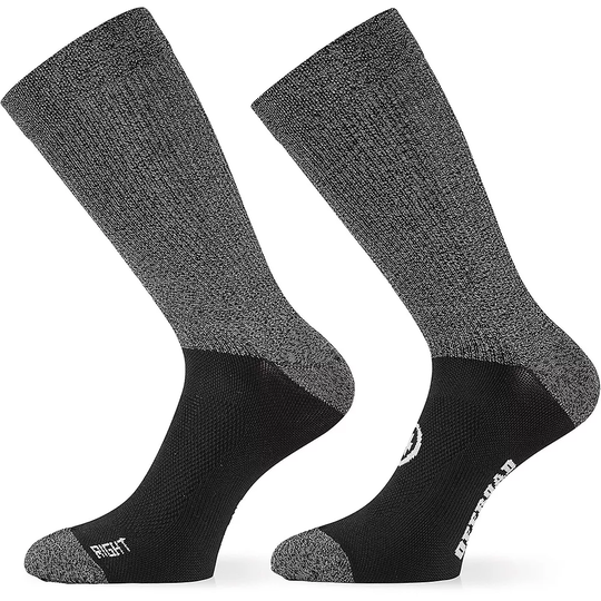 Assos Trail Socks - S} - Black Series, Black Series