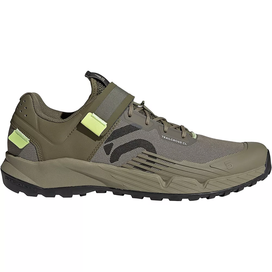 Five Ten Trailcross CLI Clip-In Cycle Shoes SS22 - UK 12} - orbit green-carbon-pulse lime, orbit green-carbon-pulse lime