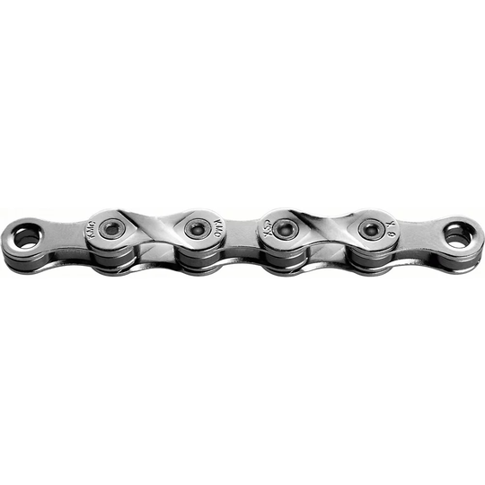 KMC X9 9 Speed Chain - 114 Links} - Silver, Silver