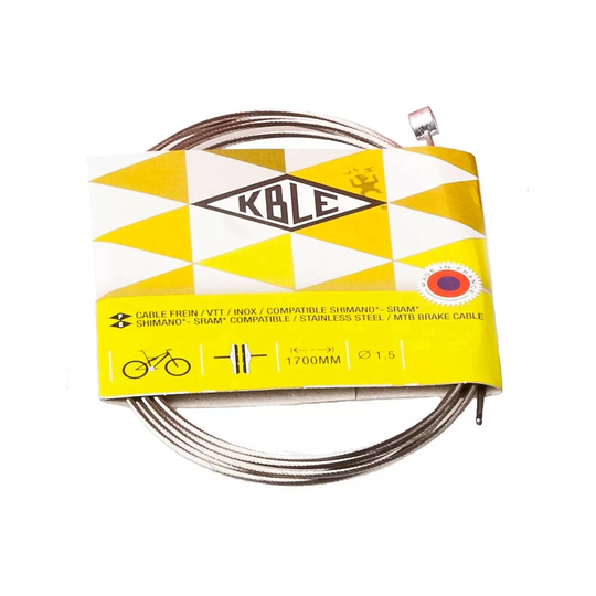 Transfil Shimano MTB Inner Brake Cable - Silver, Silver