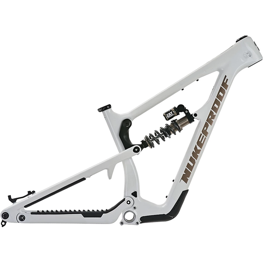 Nukeproof Mega 290 Carbon Frame (EXT Shock) - White - M}, White