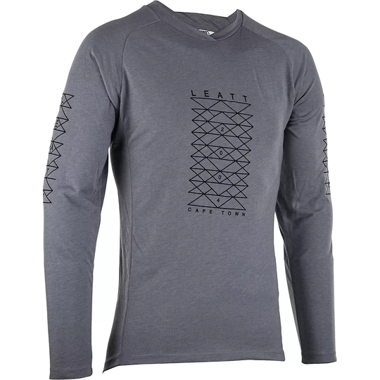 Leatt MTB Gravity 2.0 Jersey 2023 - XS} - Titanium, Titanium
