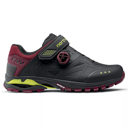 Northwave Spider Plus 3 MTB Shoes 2022 - EU 42} - Black-Plum, Black-Plum
