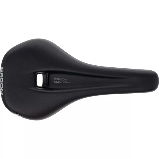 Ergon SM MTB Sport Saddle - Medium - 160mm Wide - Black, Black