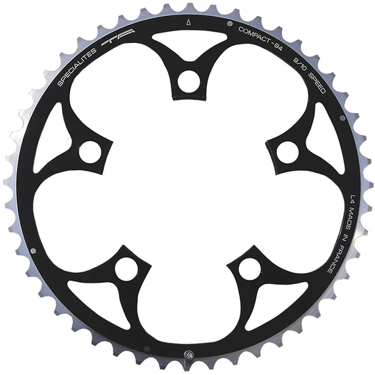 TA Compact Outer Chain Ring (94mm BCD) - 5-Bolt - Black, Black
