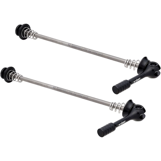 Prime Lightweight Titanium Road QR Skewers - 100mm x 130mm} - Black, Black