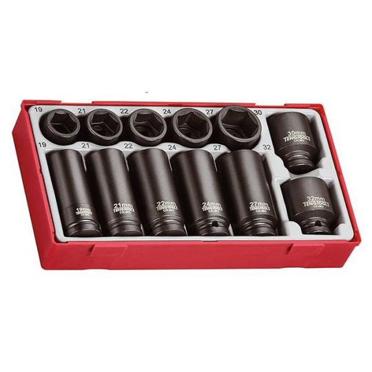 Teng Tools TT9212 Voimahylsysarja 1/2", 12 osaa
