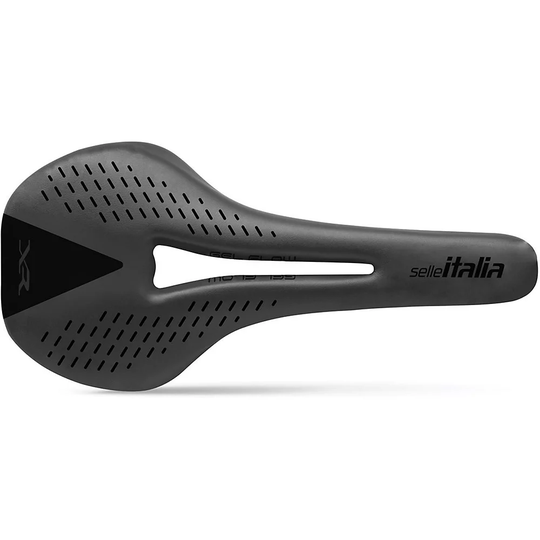 Selle Italia XR Gel Flow Mountain Bike Saddle - 132mm x 280mm S2} - Black, Black