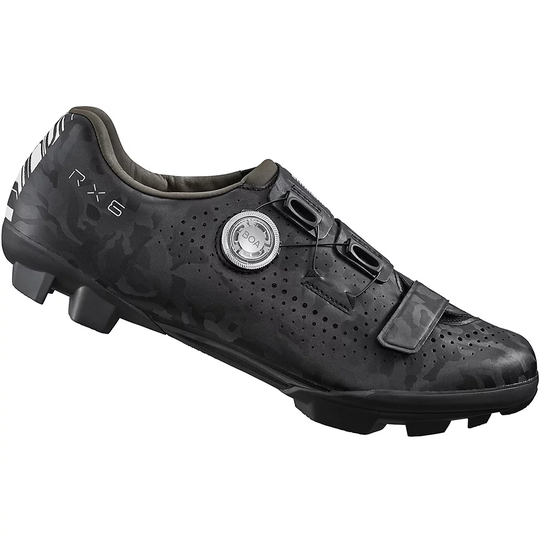 Shimano RX600 Gravel Shoes 2023 - EU 40} - Black, Black