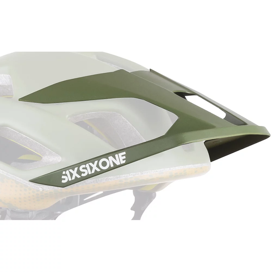 SixSixOne Summit MTB Helmet Visor 2020 - One Size} - Digi Green, Digi Green