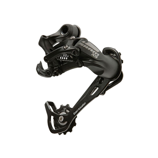 SRAM X5 10 Speed Rear Derailleur - Long Cage} - Black, Black