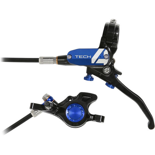 Hope Tech 4 Trial Zone No.9 Brake - No Rotor - Blue - LH}, Blue