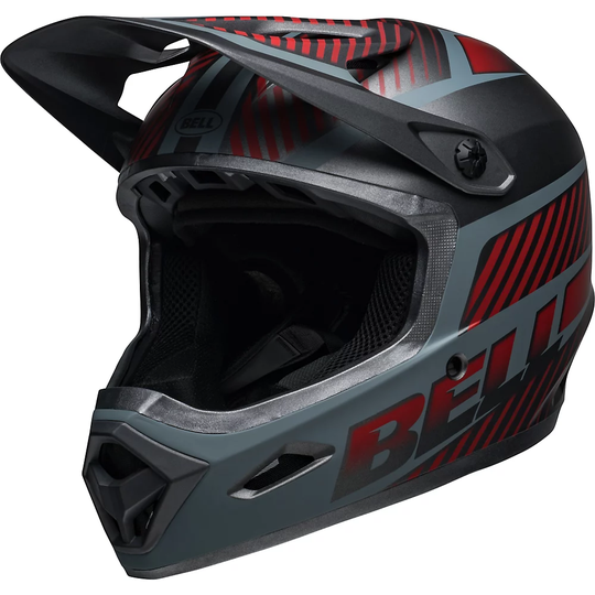 Bell Transfer Full Face Helmet 2022 - M} - Matte Charcoal-Grey, Matte Charcoal-Grey