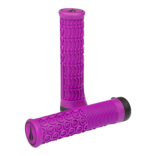 SDG Thrice Lock On MTB Handlebar Grips - 33mm} - Purple, Purple